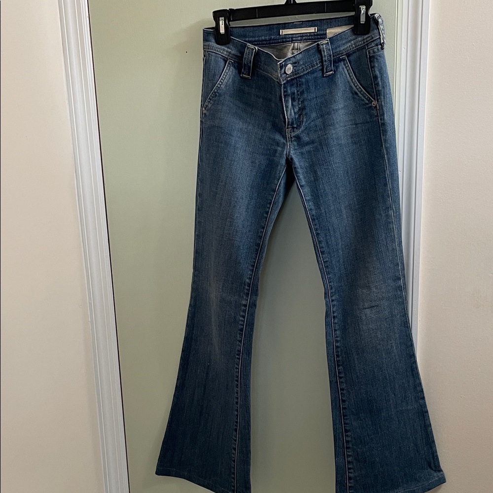 Stylish Blue Flare Jeans for Women